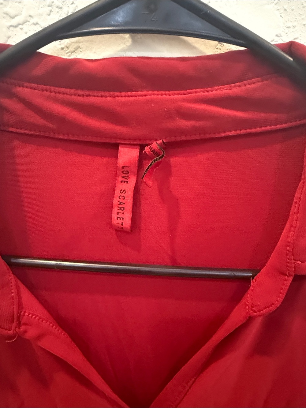 Love Scarlet Red Blouse